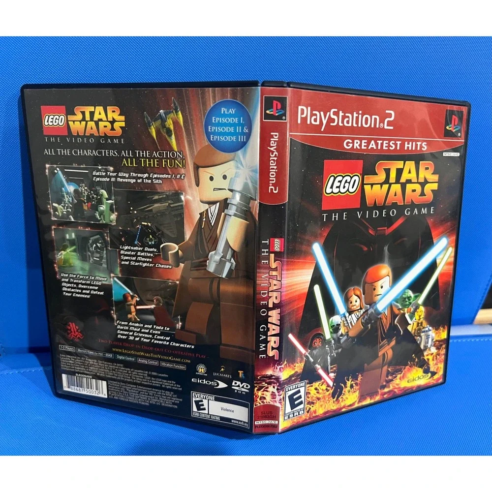 LEGO Star Wars The Video Game PS2 Sony PlayStation 2 Greatest Hits SLUS-21083GH